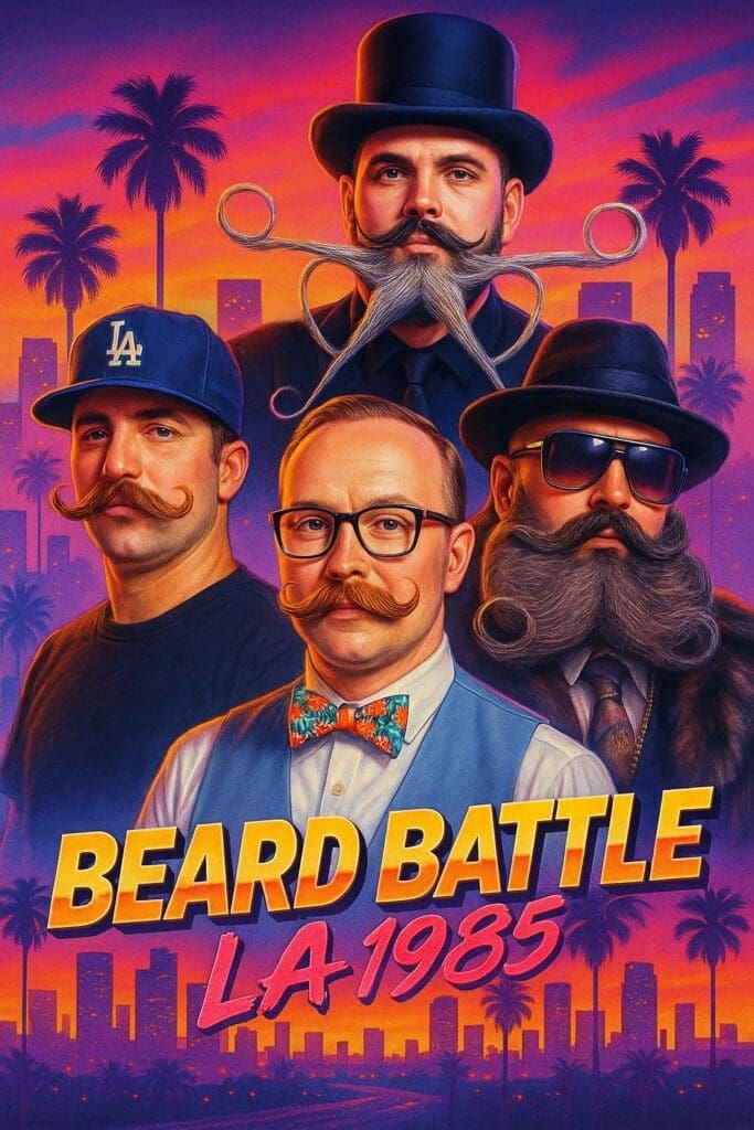 BEARD BATTLE: LA 2025 | Los Angeles California Logo