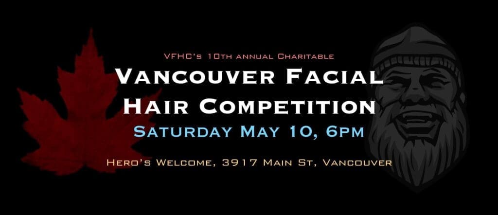 The Vancouver Facial Hair Competition Logo