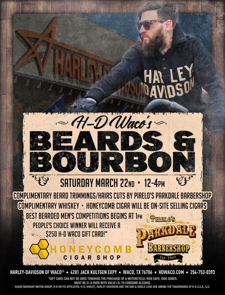 Beards and Bourbon | Waco, Texas Logo