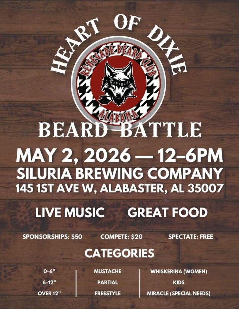 The Heart of Dixie Beard Battle | Alabaster, Alabama Logo