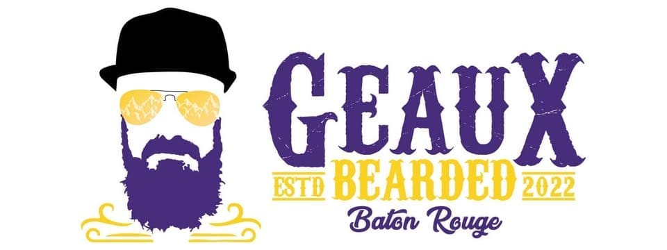 Geaux Bearded 3rd Annual Beard & Mustache Competition | Baton Rouge, Louisiana Logo